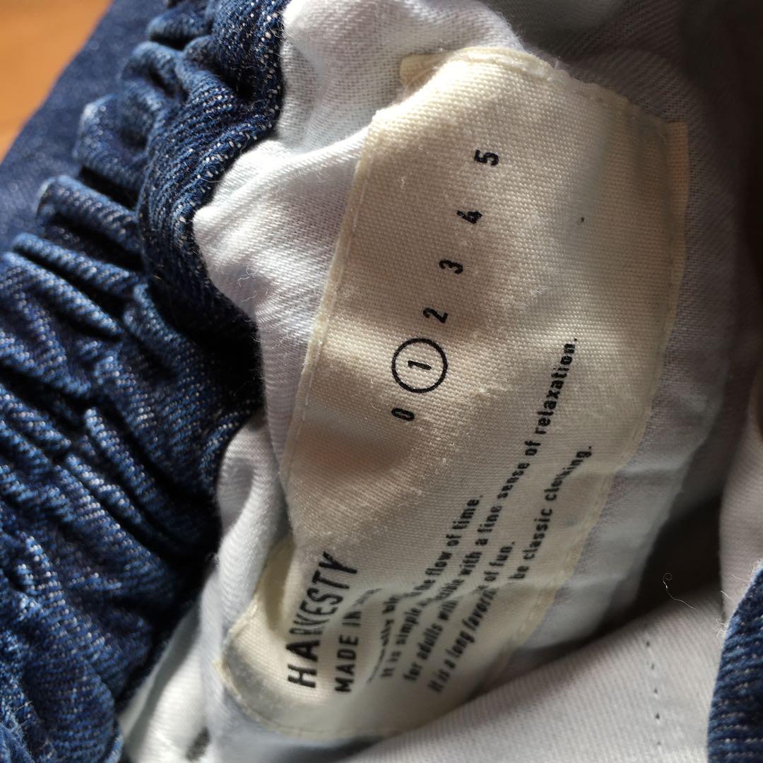 HARVESTY サーカスパンツ サイズ1 児島デニム
