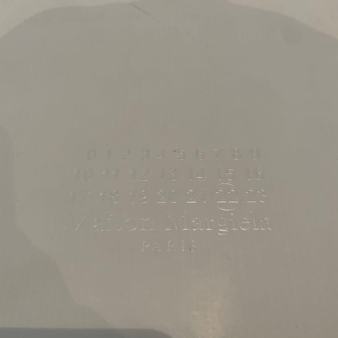 Maison Margielaタビブーツ 黒　ラバーマルジェラ　サイズ38