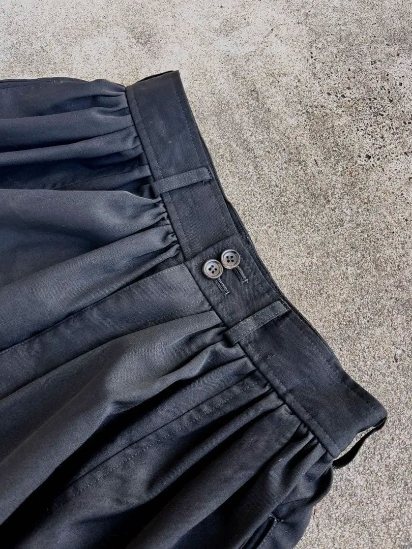 最終値下げ 美品 2005 ギャルソン ウールスカート ブラック