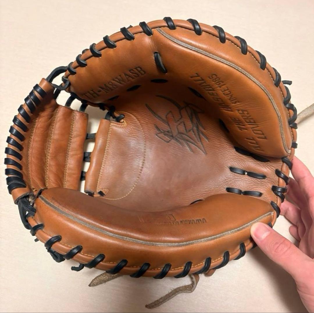 軟式キャッチャーミット ハタケヤマ TH-M8 ASバック