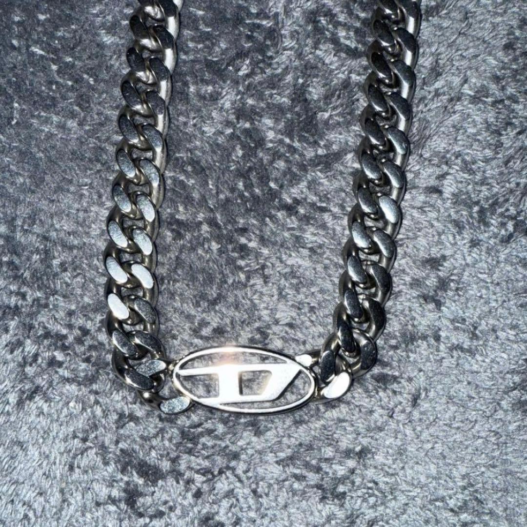 最終値下げ！disel シルバーチェーンネックレス