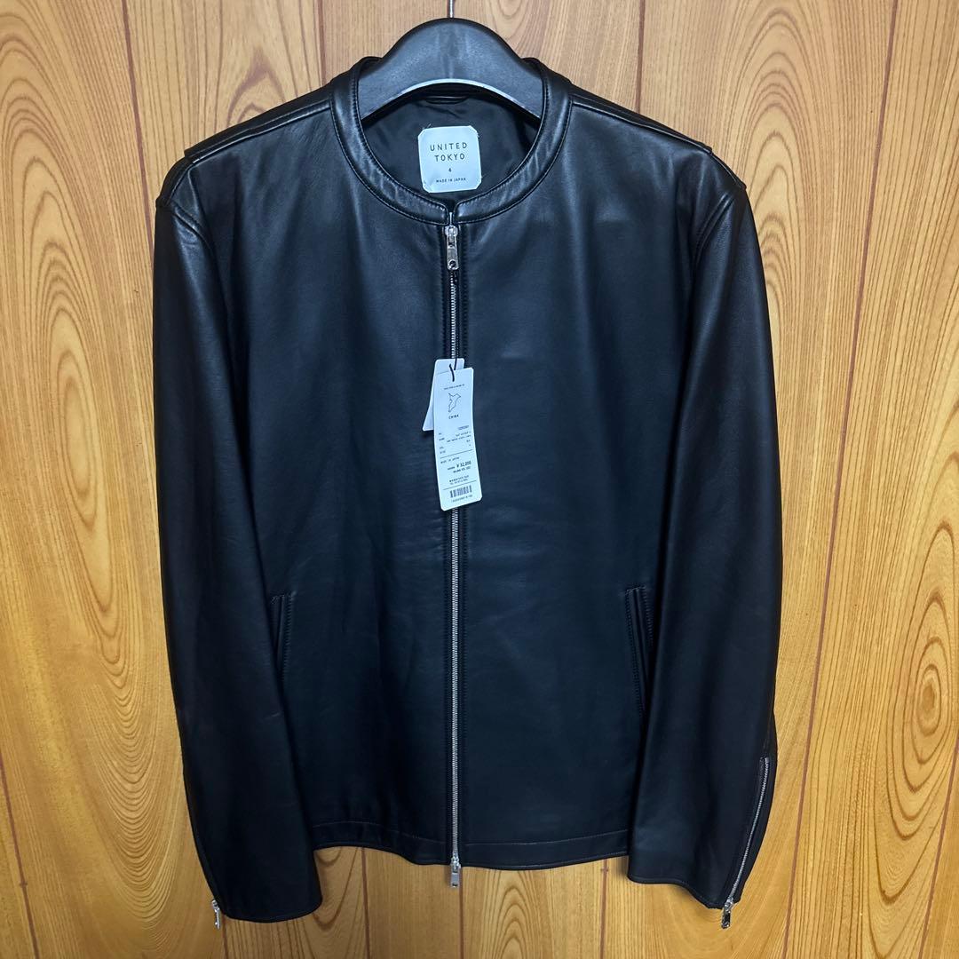 UNITED TOKYO シングルライダース ラムレザー　4 未使用品