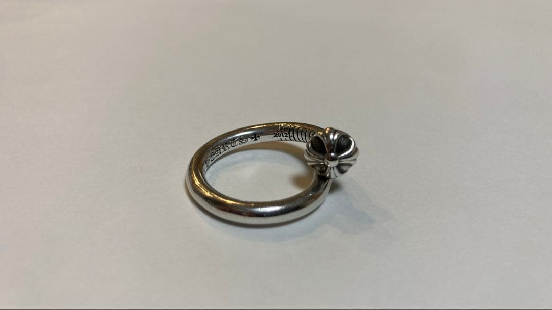 クロムハーツ クロスボールネイルリング 14号 【美品】