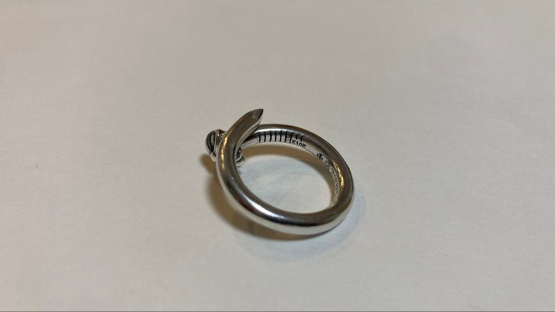 クロムハーツ クロスボールネイルリング 14号 【美品】