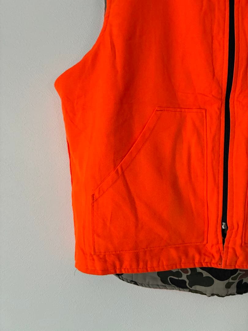 Walls ベスト　リバーシブルベスト　ダックハンターカモ　USA製　フルジップ