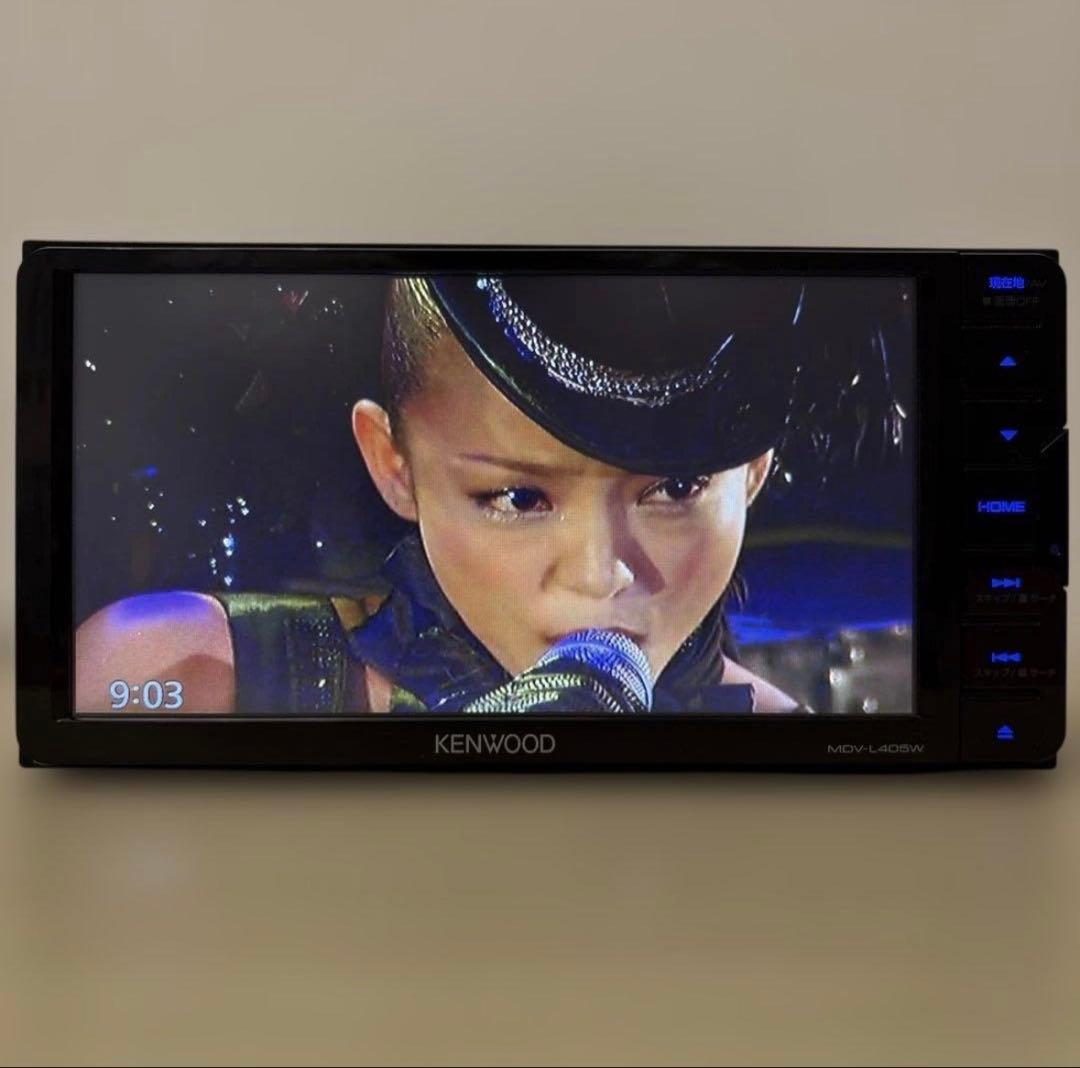 2025年最新地図更新済ケンウッド彩速ナビMDV-L405W新品バッカメラ付き