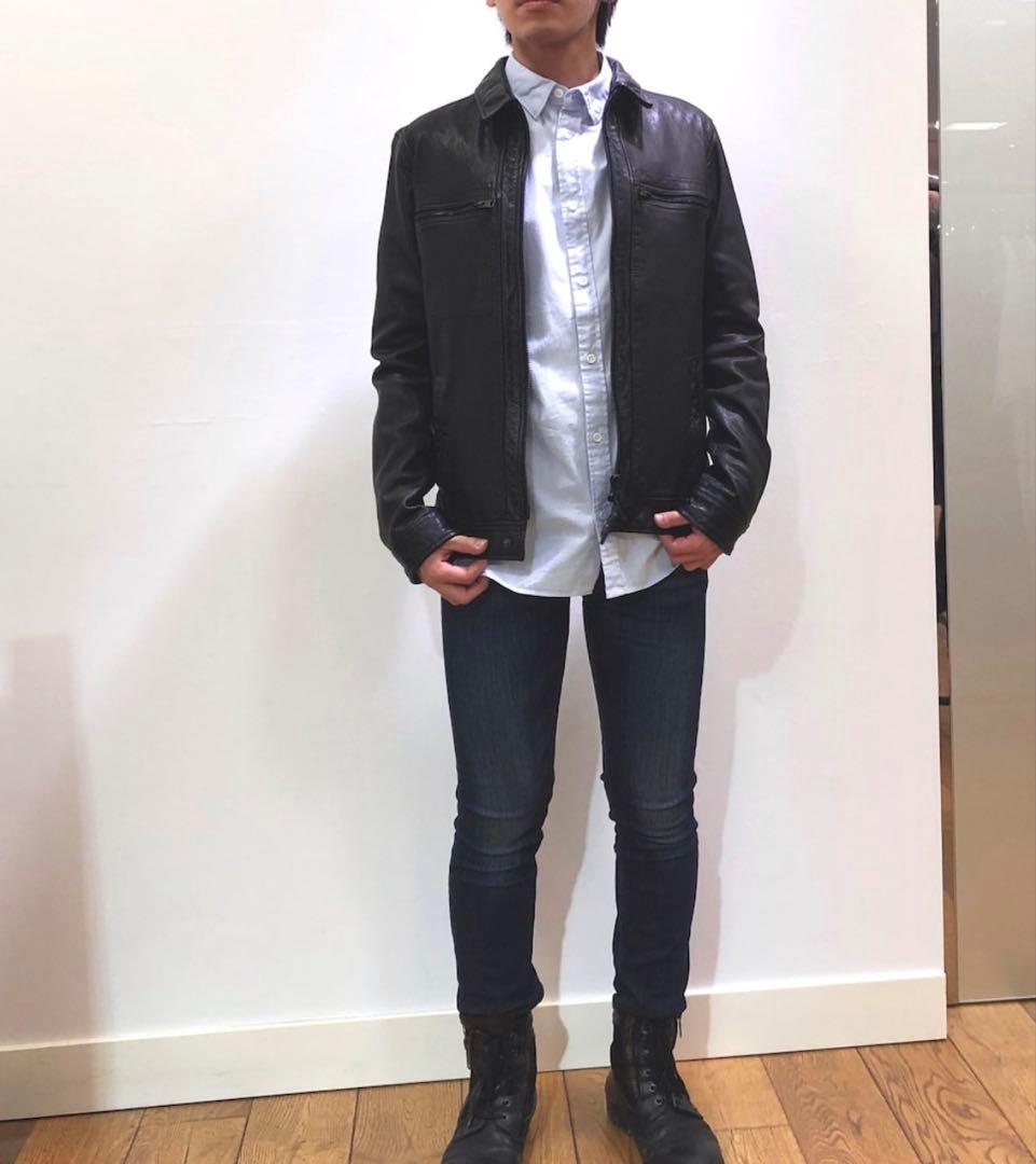 オールセインツ LARK LEATHER JACKETレザージャケット
