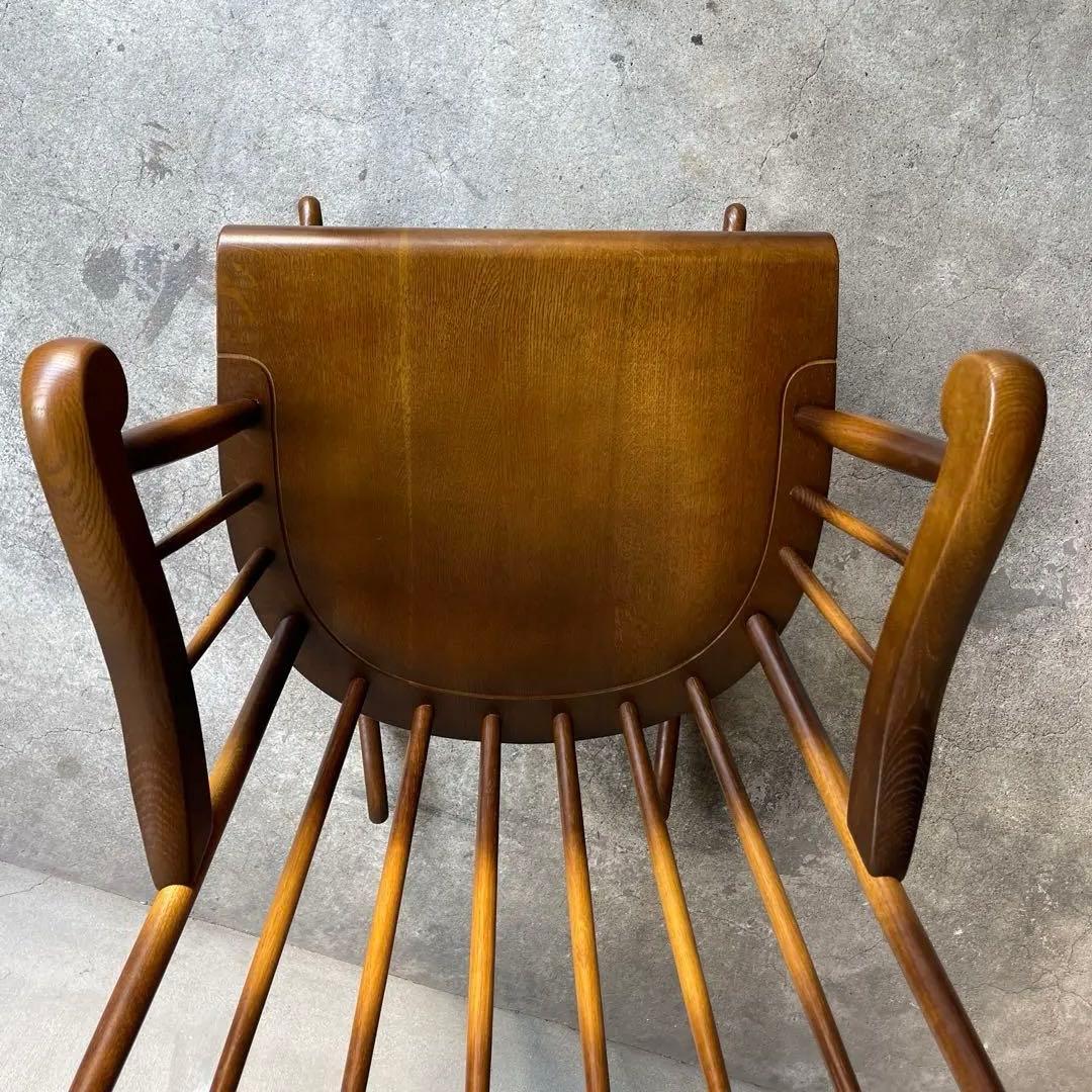 極美品　キツツキ ロッキングチェア 飛騨家具