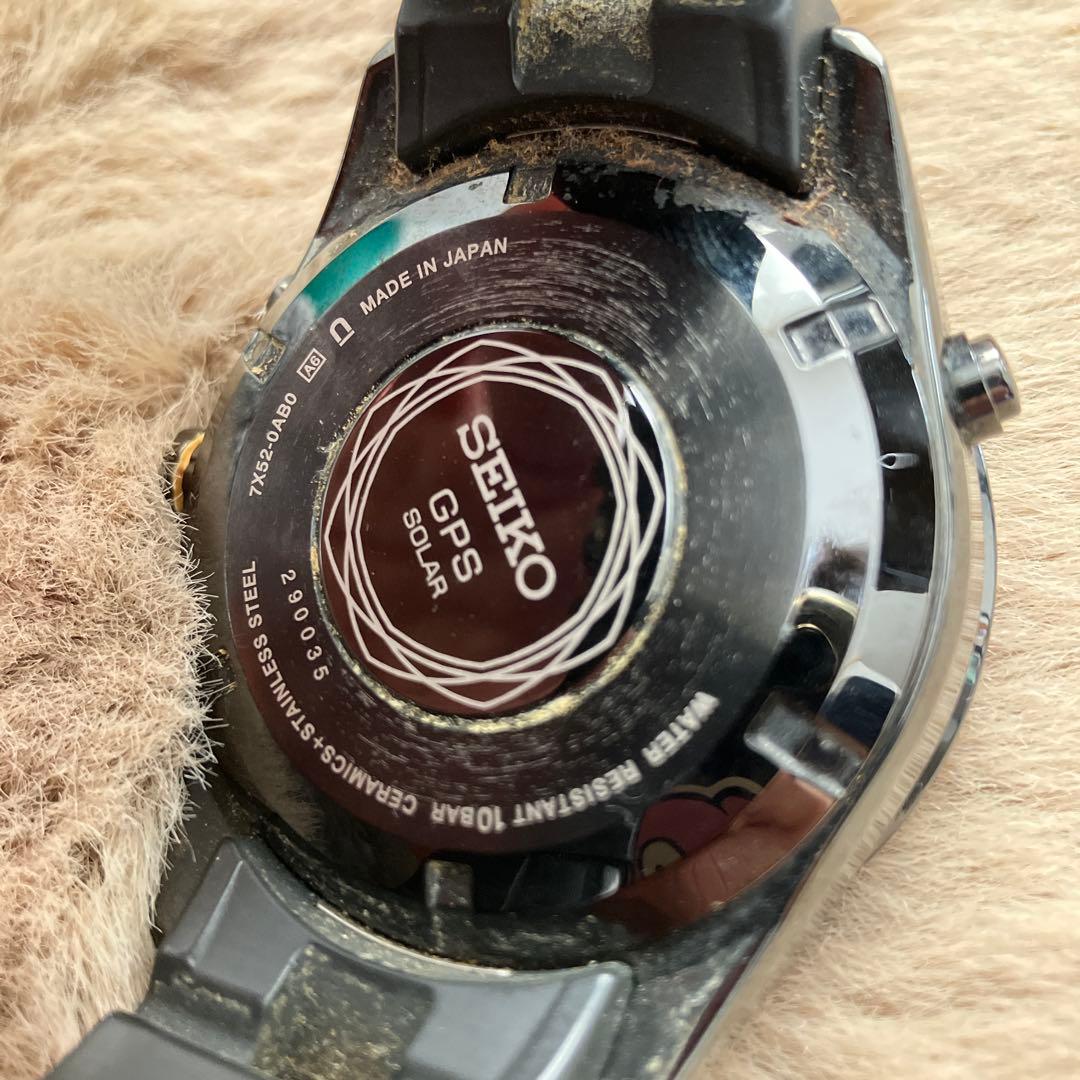 【本体のみ】SEIKO GPS Solar Astron ブラック
