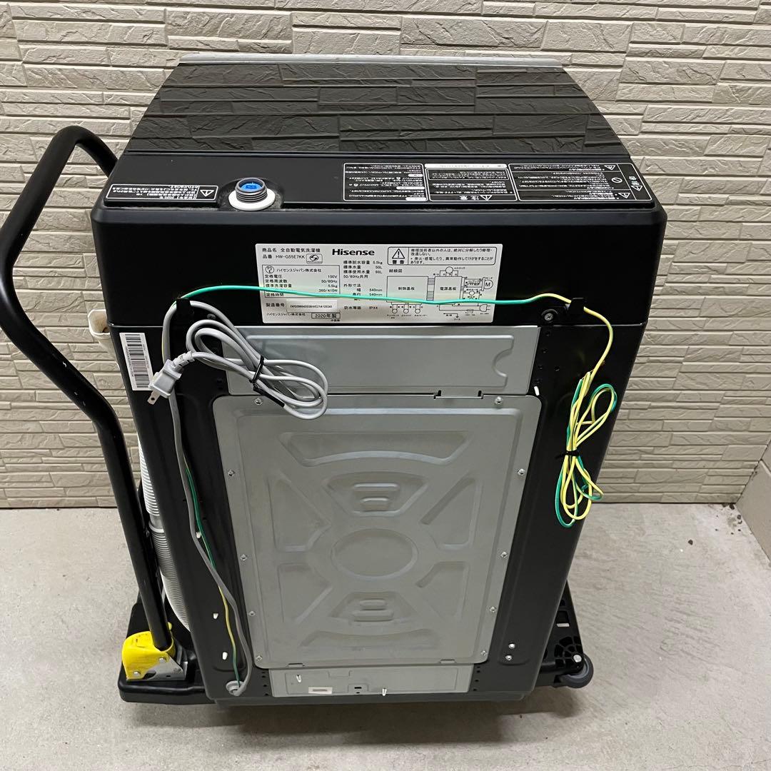 Hisense ハイセンス 洗濯機 HW-G55E7KK 2020年製