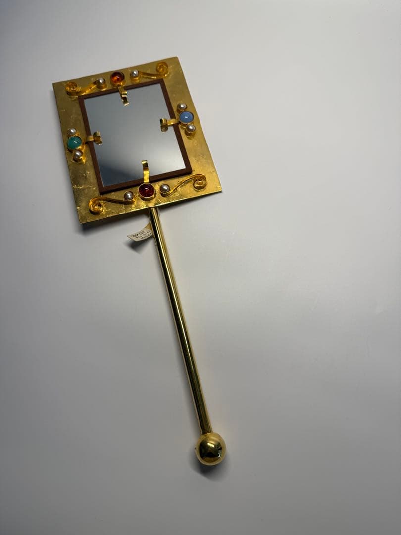 フランスヴィンテージ　PHILIPPE FERRANDIS 装飾ハンドミラー