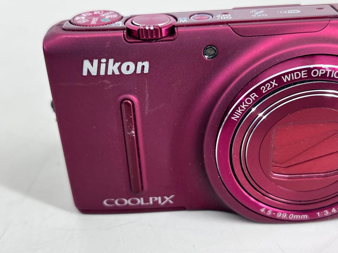 美品 COOLPIX S9500 ヴェルヴェットレッド 即日発送 デジカメ
