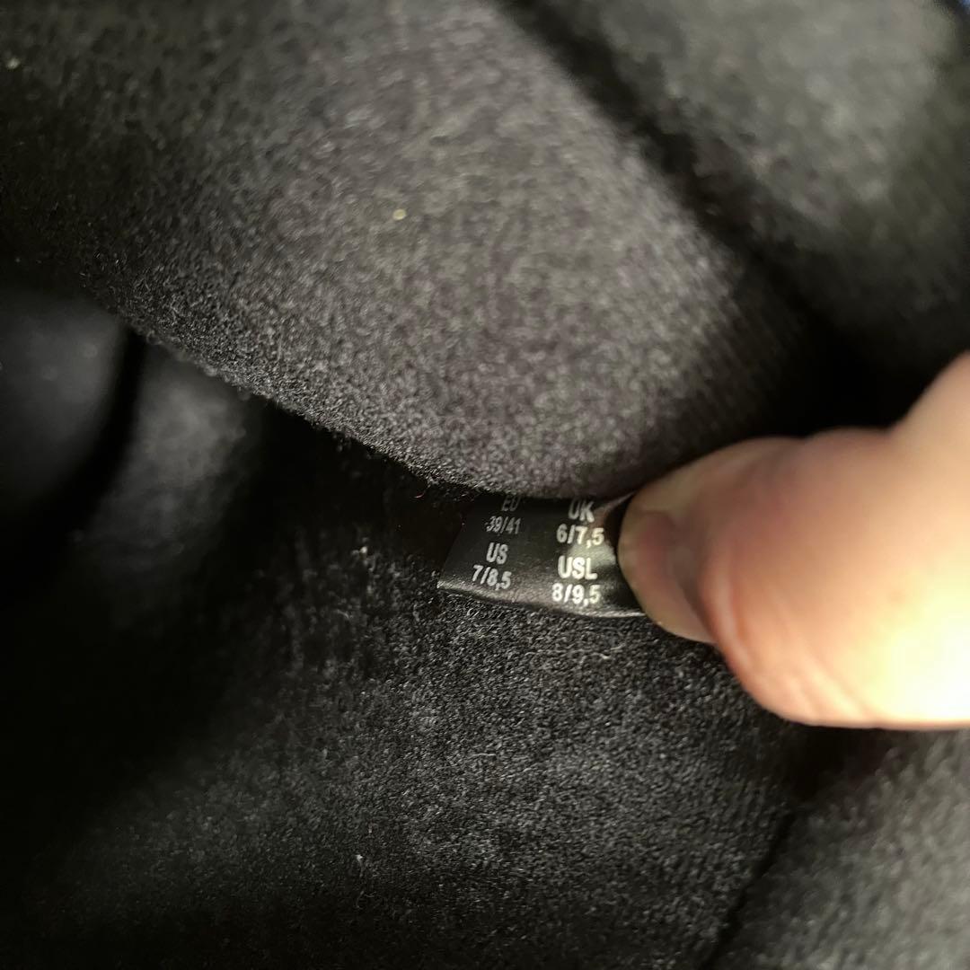 MOON BOOT ペイズリー柄　ネイビー　25.5cm