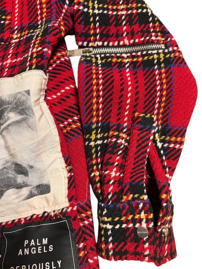 白濱亜嵐着　palm angels パームエンジェルス　チェックシャツ