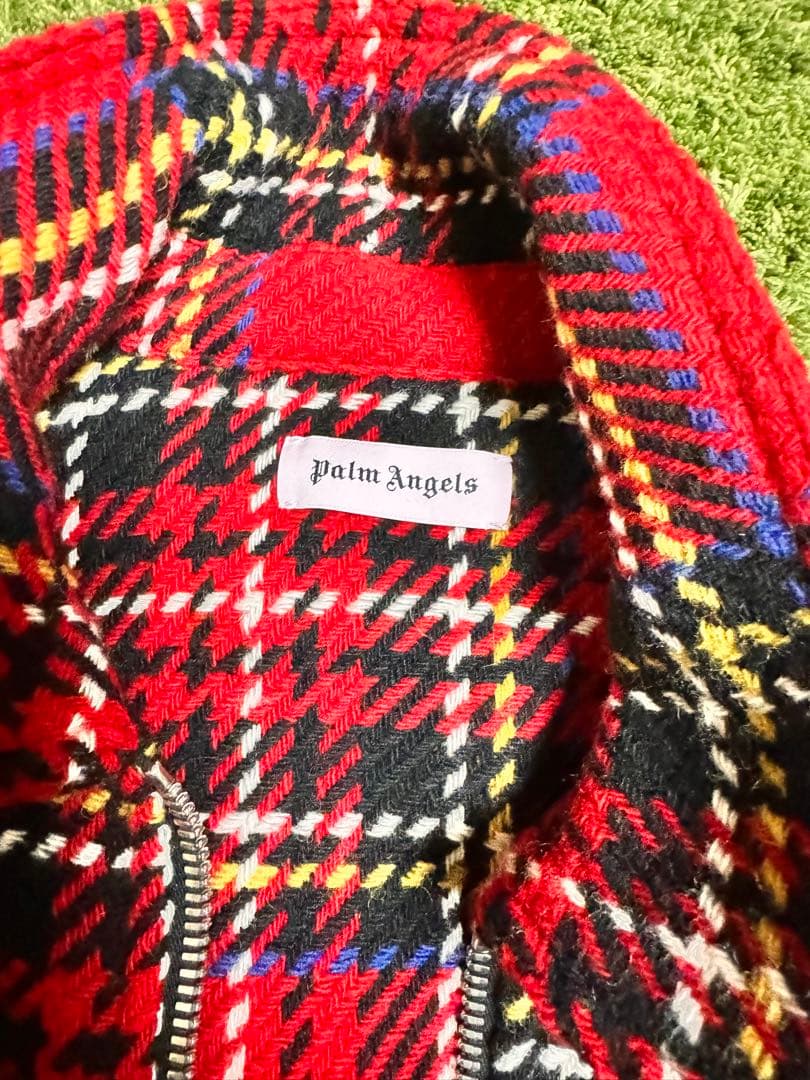 白濱亜嵐着　palm angels パームエンジェルス　チェックシャツ