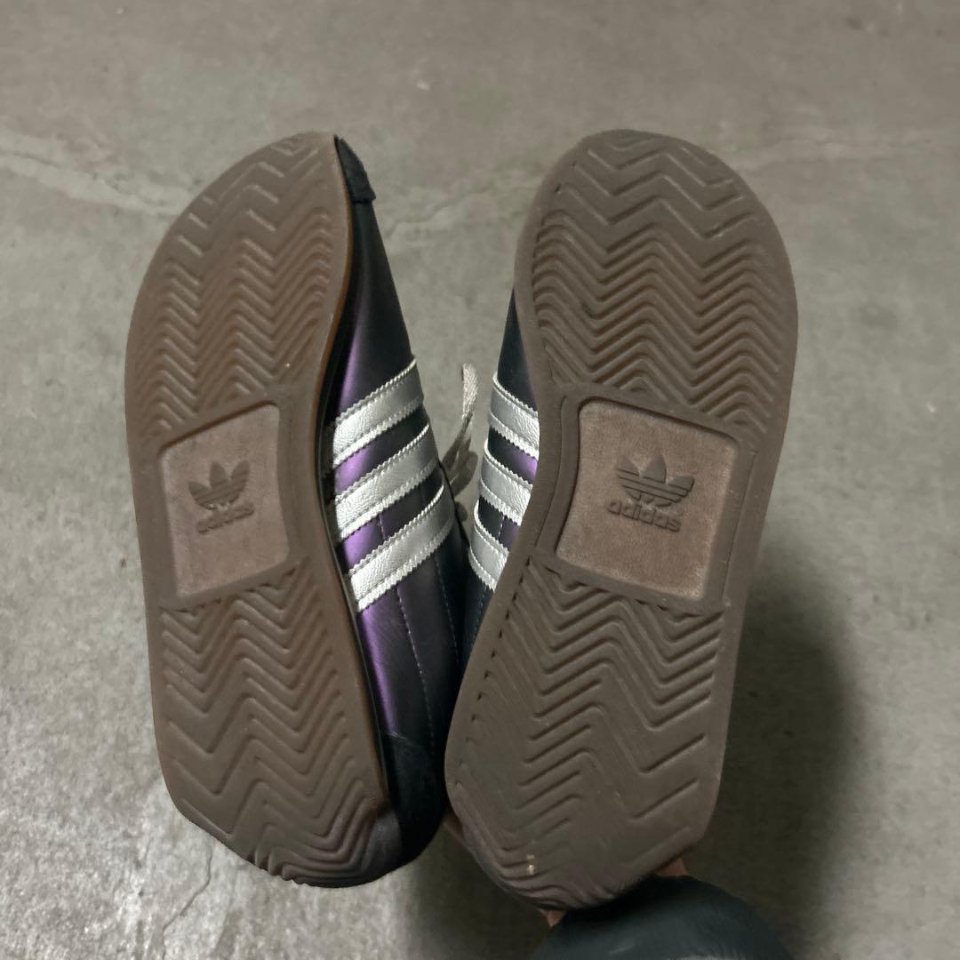 adidas Always スニーカー 黒 紫