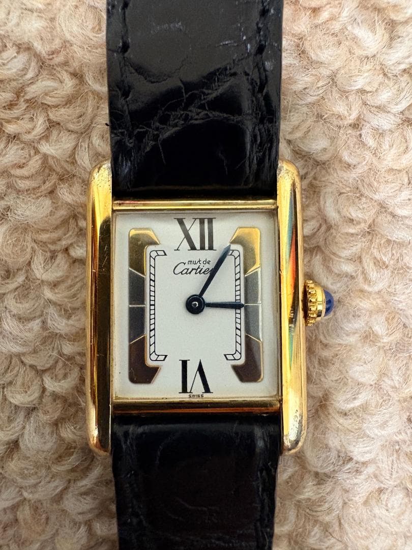 ☆CARTIER☆カルティエ マストタンクSM (ヴェルメイユ 5057001)