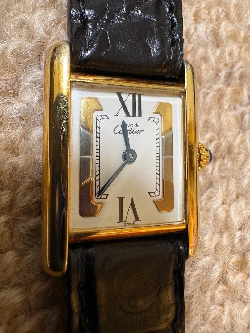 ☆CARTIER☆カルティエ マストタンクSM (ヴェルメイユ 5057001)