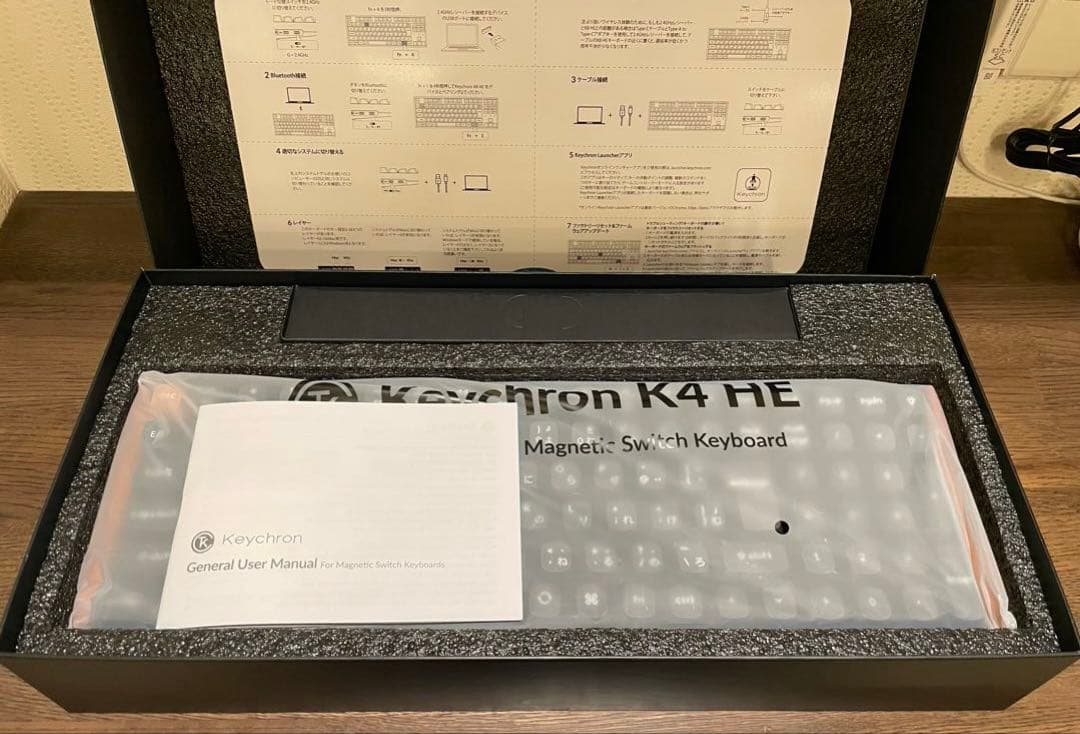 国内正規品【Keychron】K4 HE QMK メカニカルキーボード