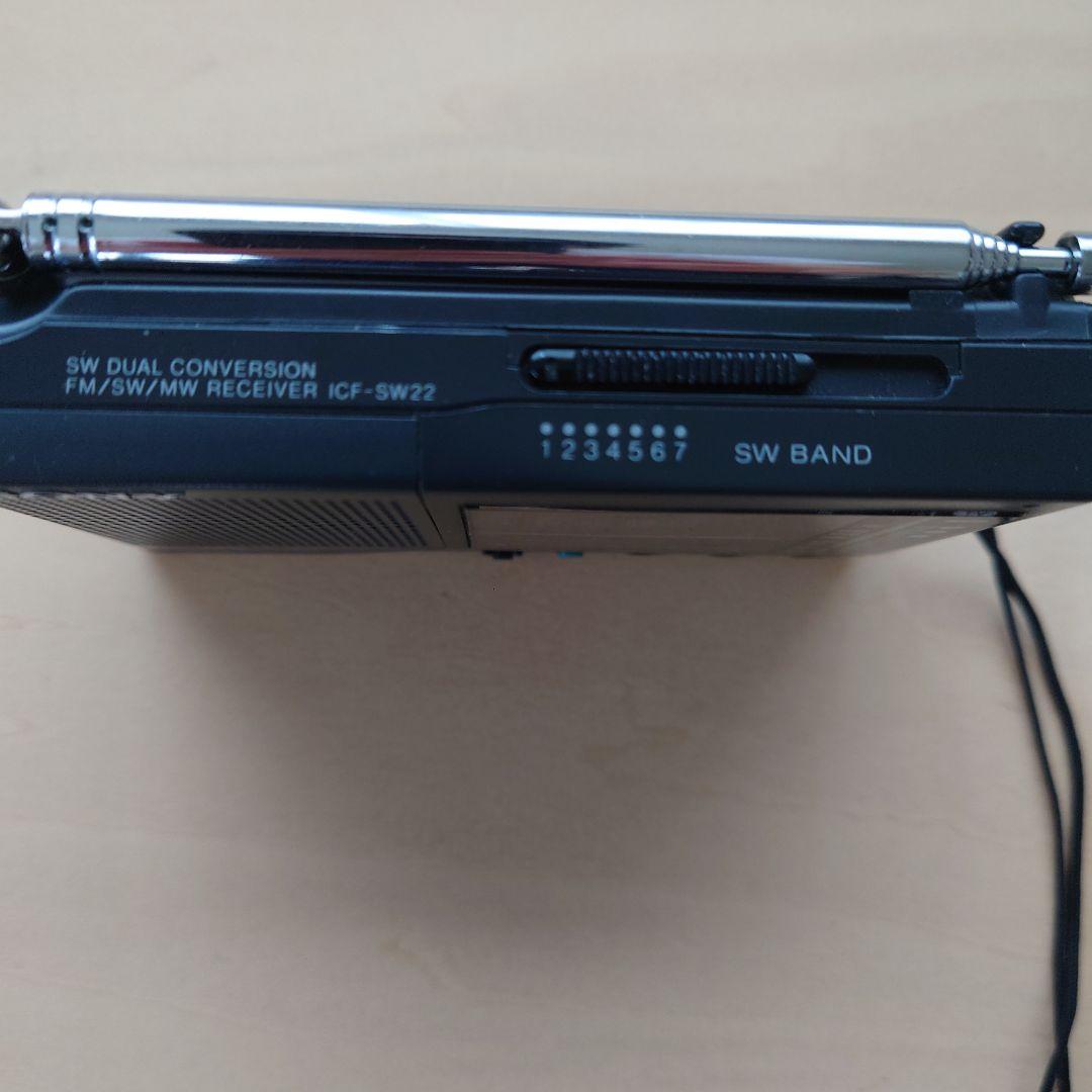 s*9様 SONY ICF-SW22 SW MW FMポータブルラジオ
