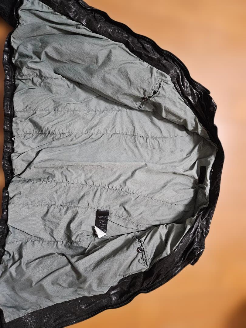 FAKTOR　800ブラック レザージャケットsizeL