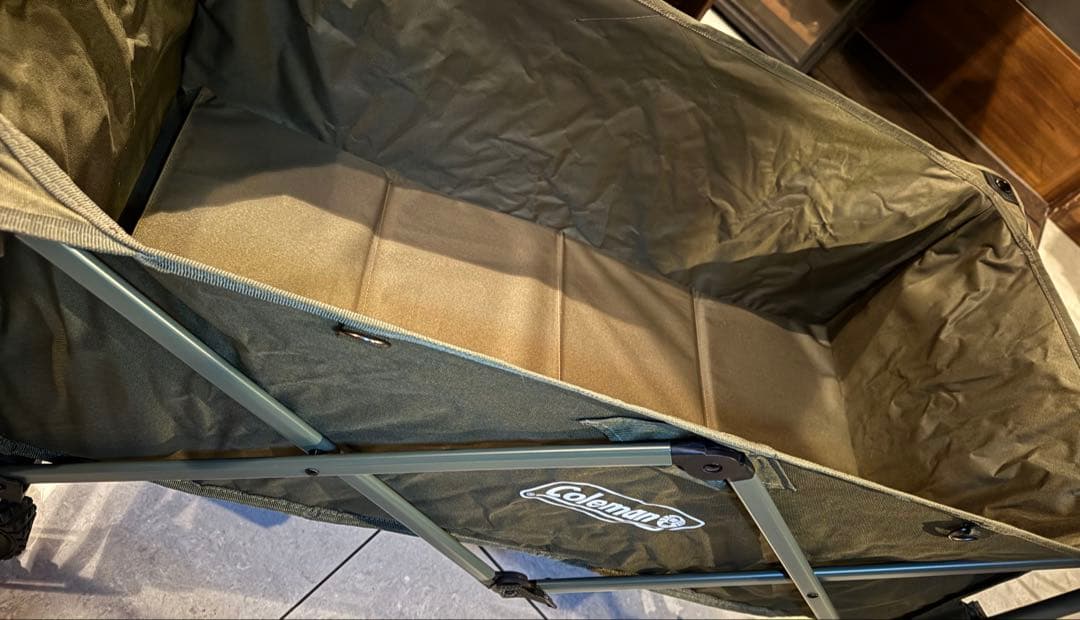 Coleman 折りたたみキャリーカート Amazon限定オリーブグリーン色