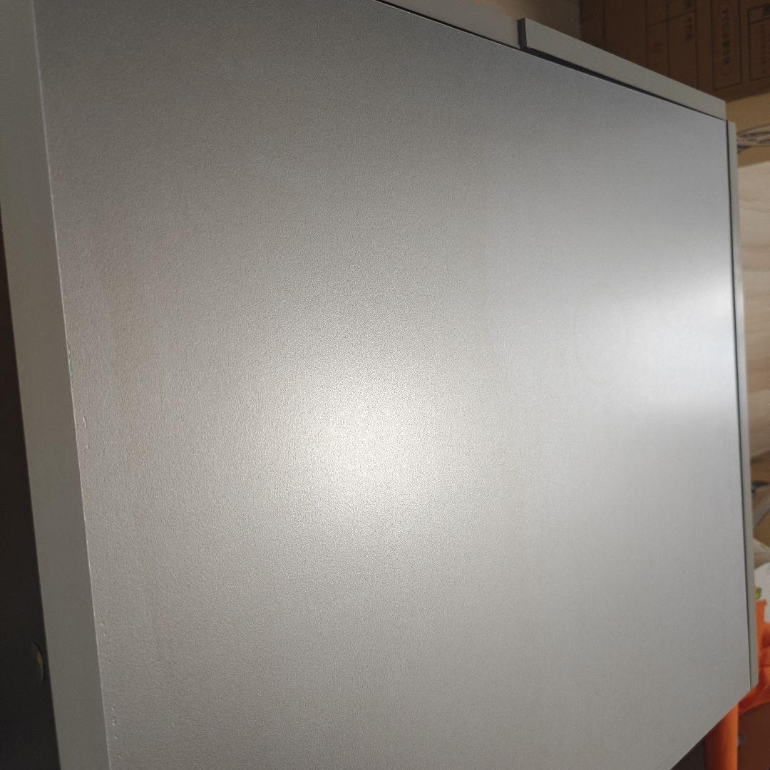 ディノス 冷蔵庫上置き キッチンストッカー 収納 シルバー光沢仕上げ