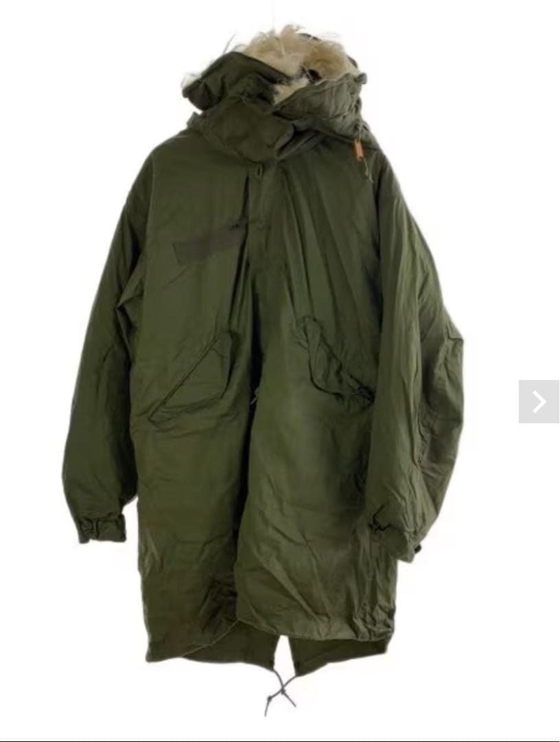 80s/M-65/フィッシュテールパーカー/モッズコート/M/フルセット/カーキ