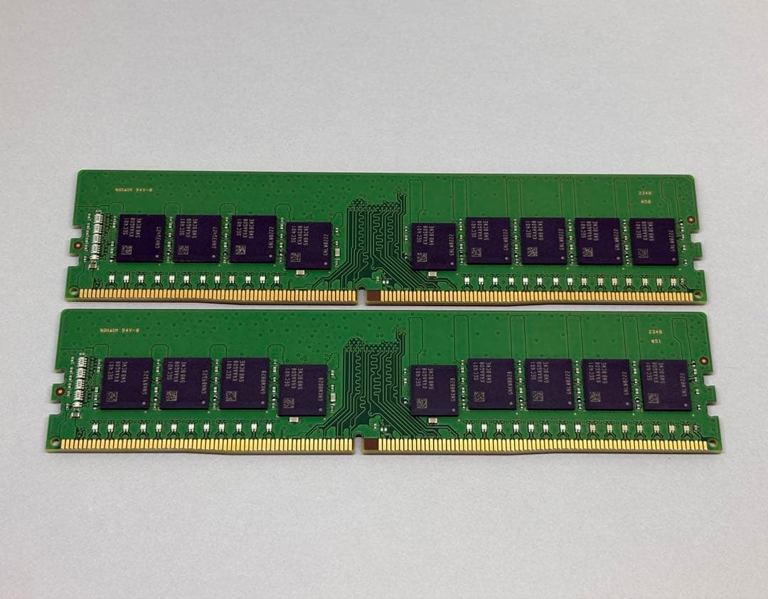 サーバ／ワークステーション用メモリ★DDR4 3200 ECC 32GBx2枚