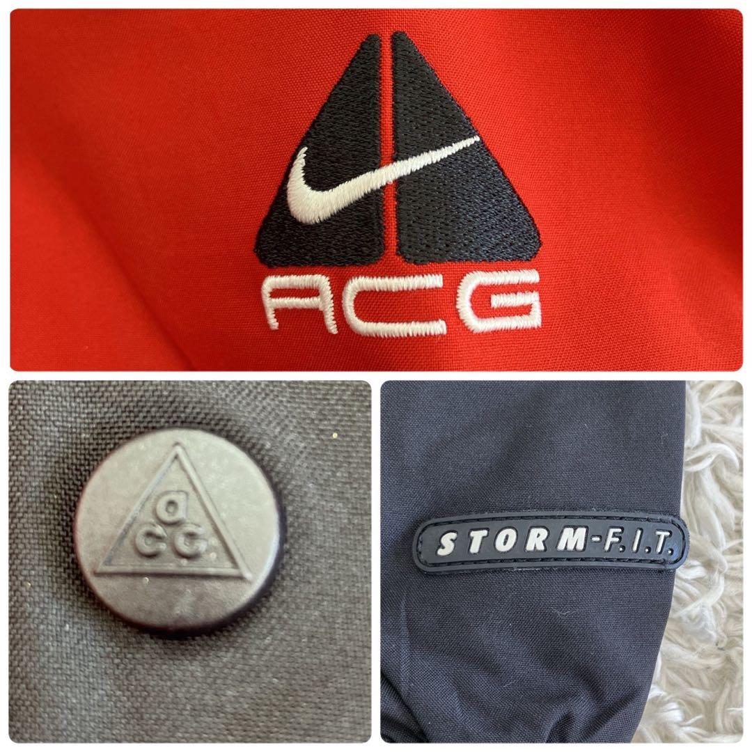未使用級！90s NIKE ACG アノラックパーカー 刺繍ロゴ　サイズXL