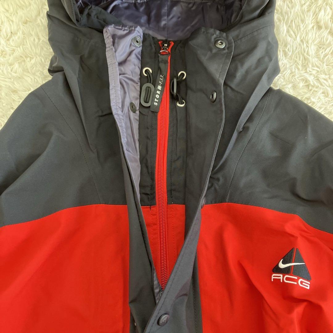 未使用級！90s NIKE ACG アノラックパーカー 刺繍ロゴ　サイズXL