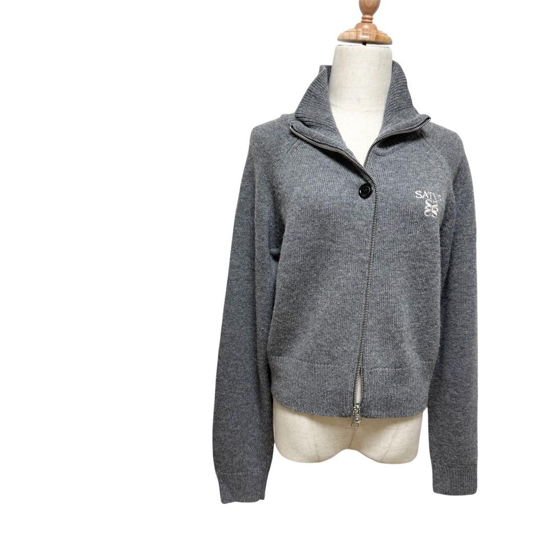 美品 SATUR レディース カシミヤ セーター 冬 暖かい 上着 旅行　M