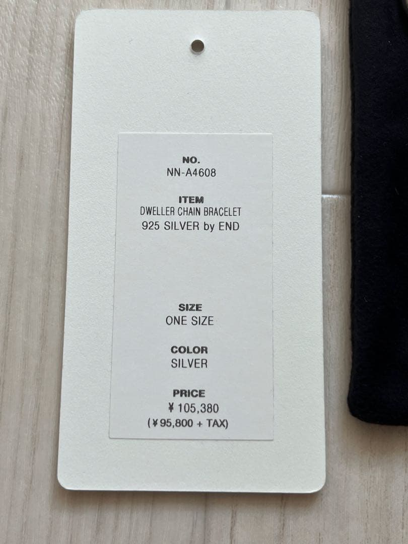 アクセサリー DWELLER CHAIN BRACELET 925 SILVER by END