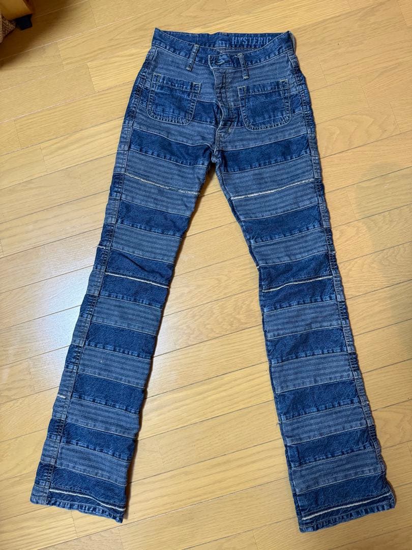 スクラッチフレアデニム　24 XS