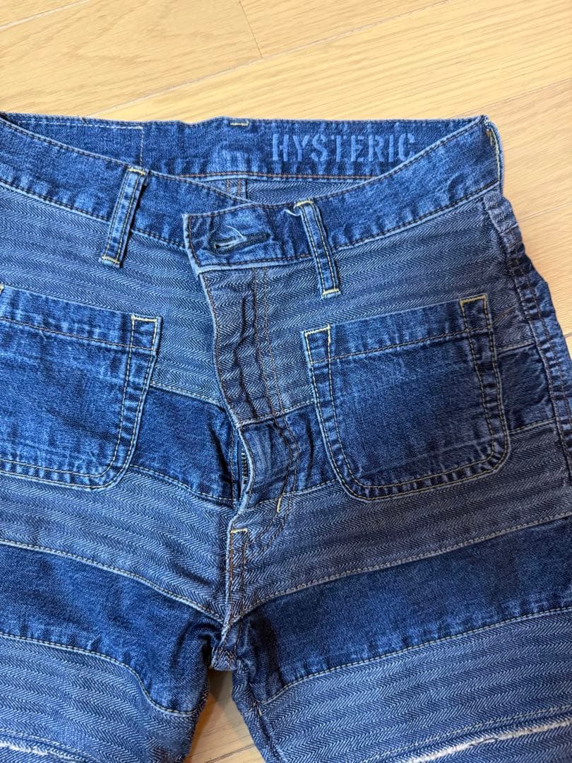 スクラッチフレアデニム　24 XS