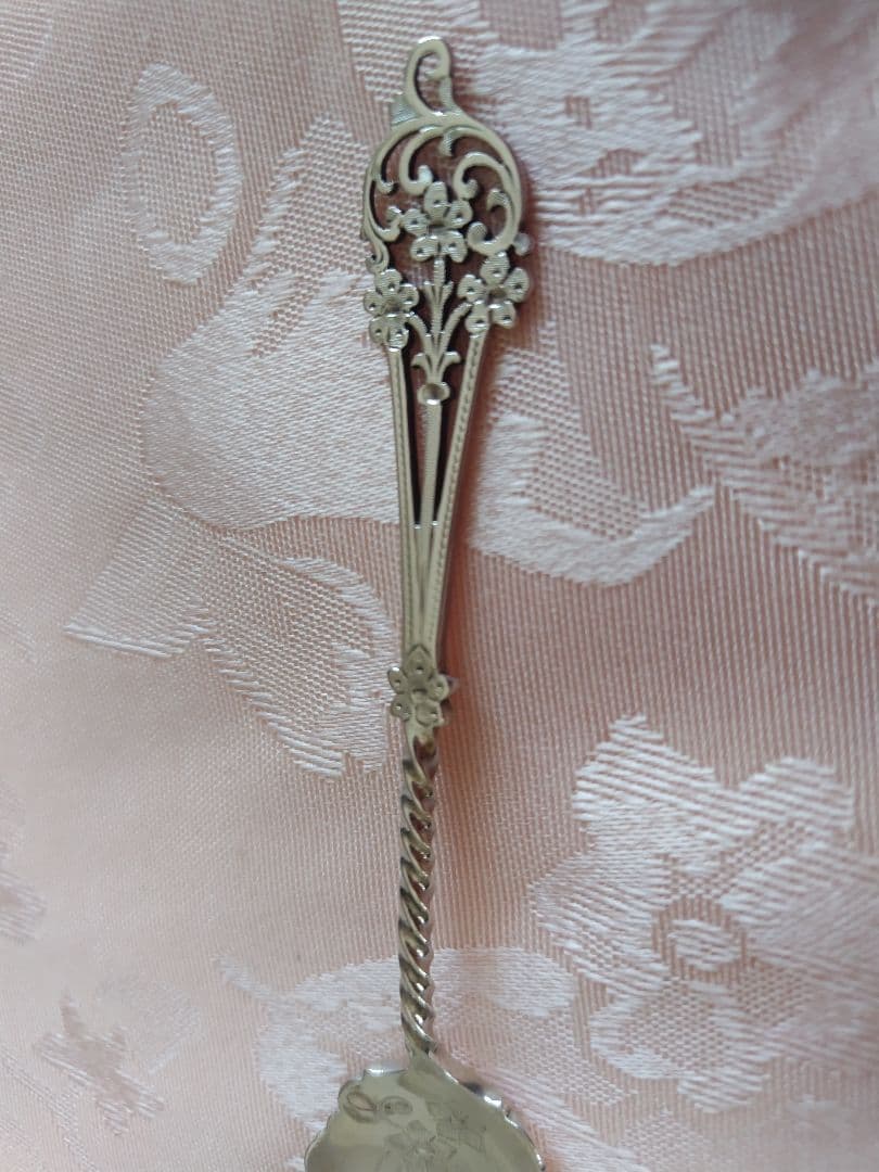 『2/15まで』英国　純銀　アンティーク　ジャムスプーン