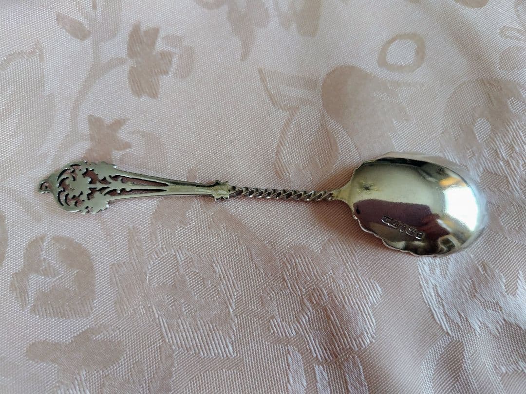『2/15まで』英国　純銀　アンティーク　ジャムスプーン