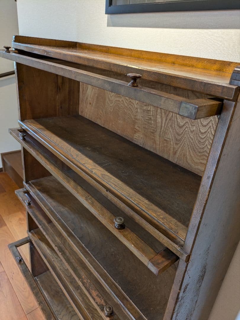 アンティーク　スタッキングブックケース