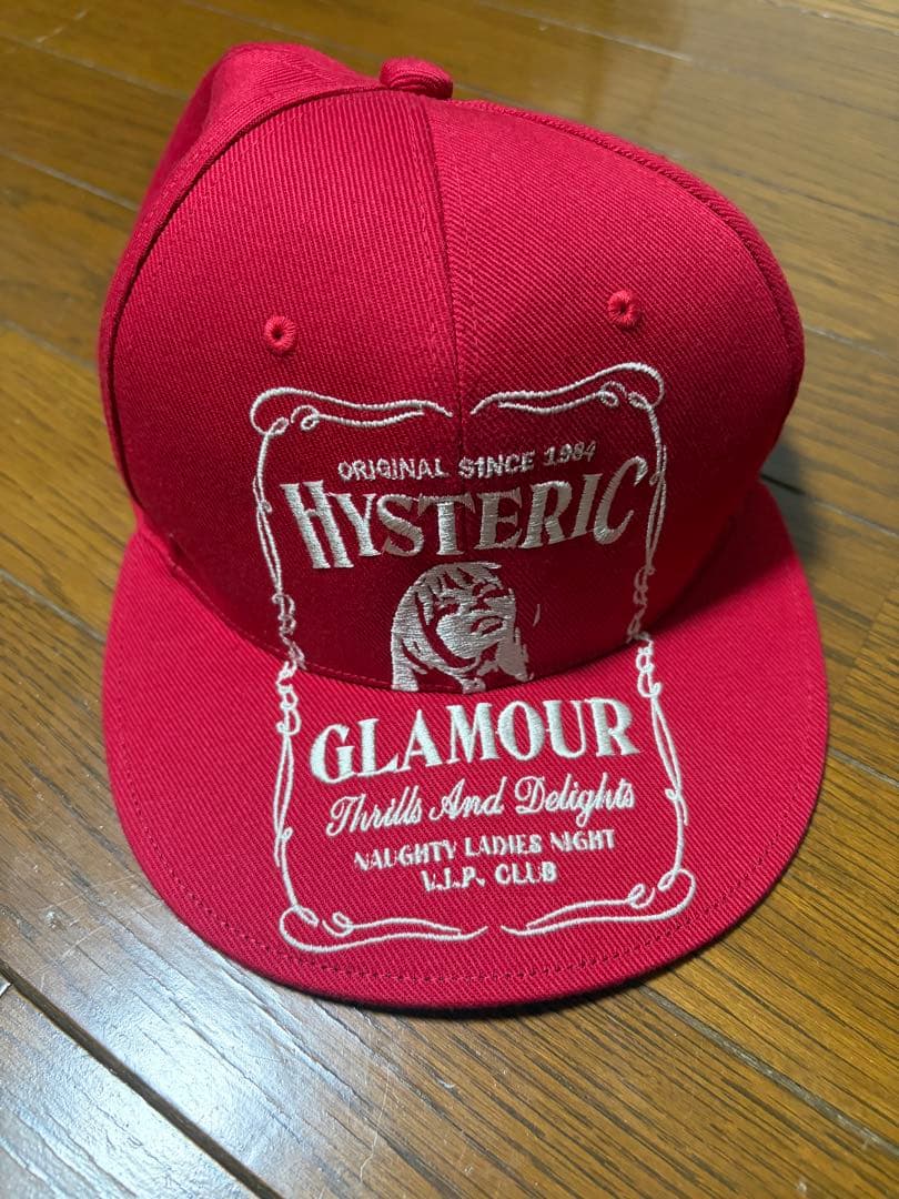 HYSTERIC GLAMOUR レッドキャップ フリーサイズ（値段交渉可）