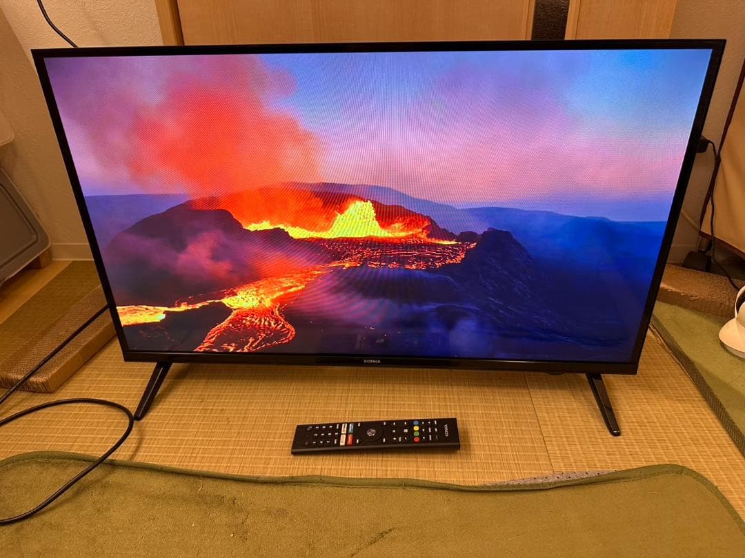 KONKA チューナーレステレビ 32型 2022年製　映り綺麗　超極美品！