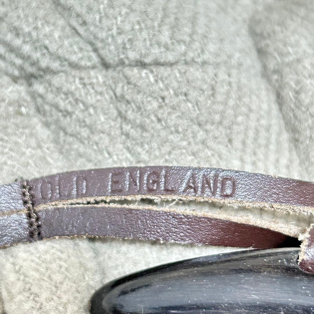 オールドイングランド　ヘリンボーンダッフルコート　くすみグリーン　レディース