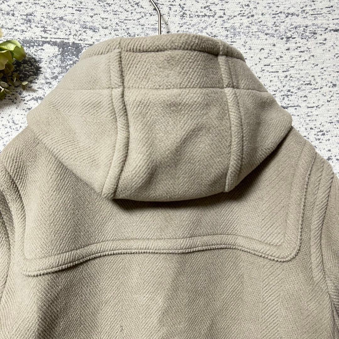 オールドイングランド　ヘリンボーンダッフルコート　くすみグリーン　レディース