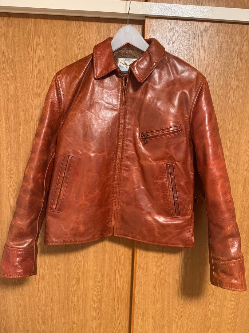 A*H様 キムタク着用　エアロレザー　ハーフベルテッド