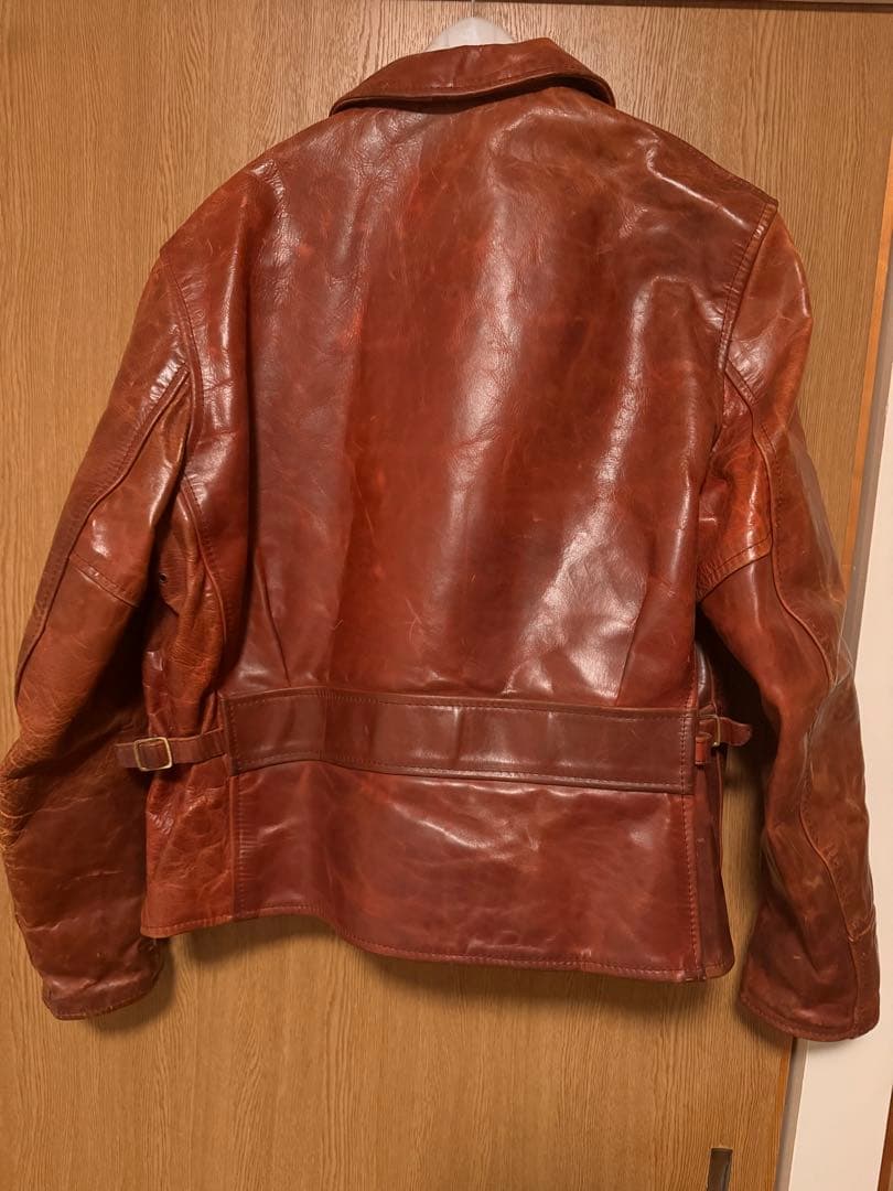 A*H様 キムタク着用　エアロレザー　ハーフベルテッド