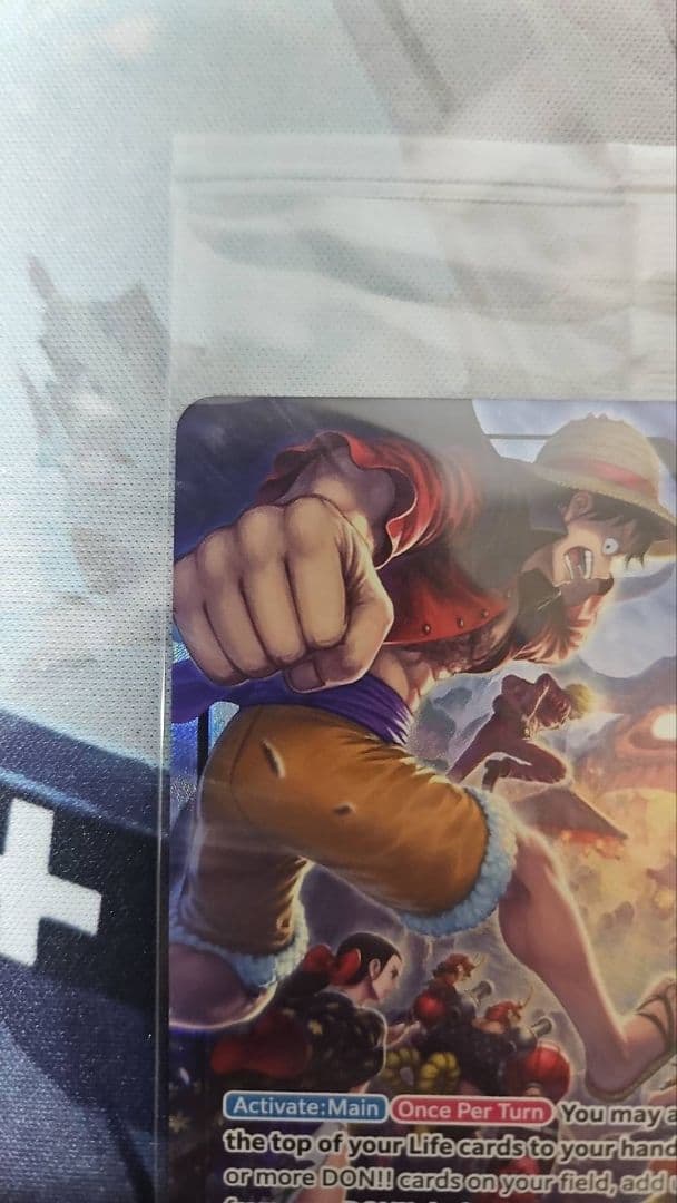 ワンピースカード　PSAマガジン　ルフィ　プロモ 未開封　英語