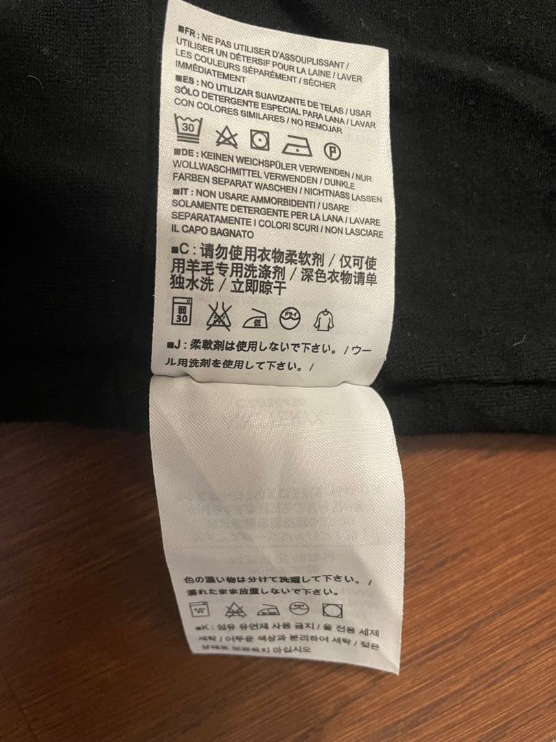 アークテリクス　ネックゲイター　ブラック　刺繍ロゴ