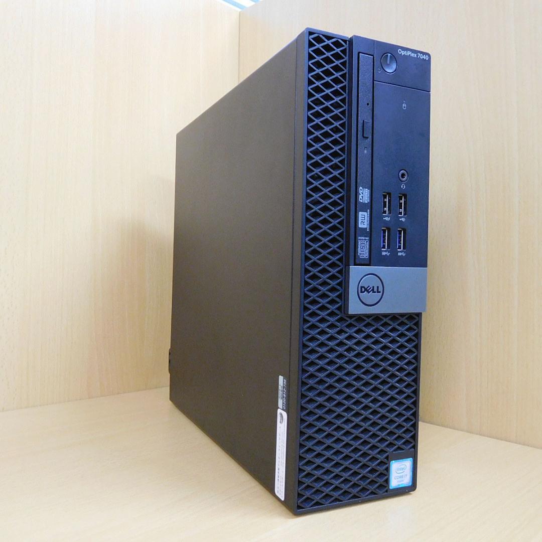 週末特価【i7 美品】DELL OPTIPLEX 7040 新品SSD搭載