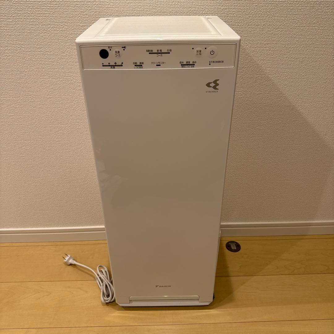 2025年製　ダイキン　空気清浄機　ホワイト　MCK505A-W キャスター付