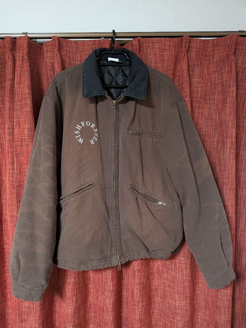 WISH FOR EVER ドローコードビンテージライクショートダックジャケット