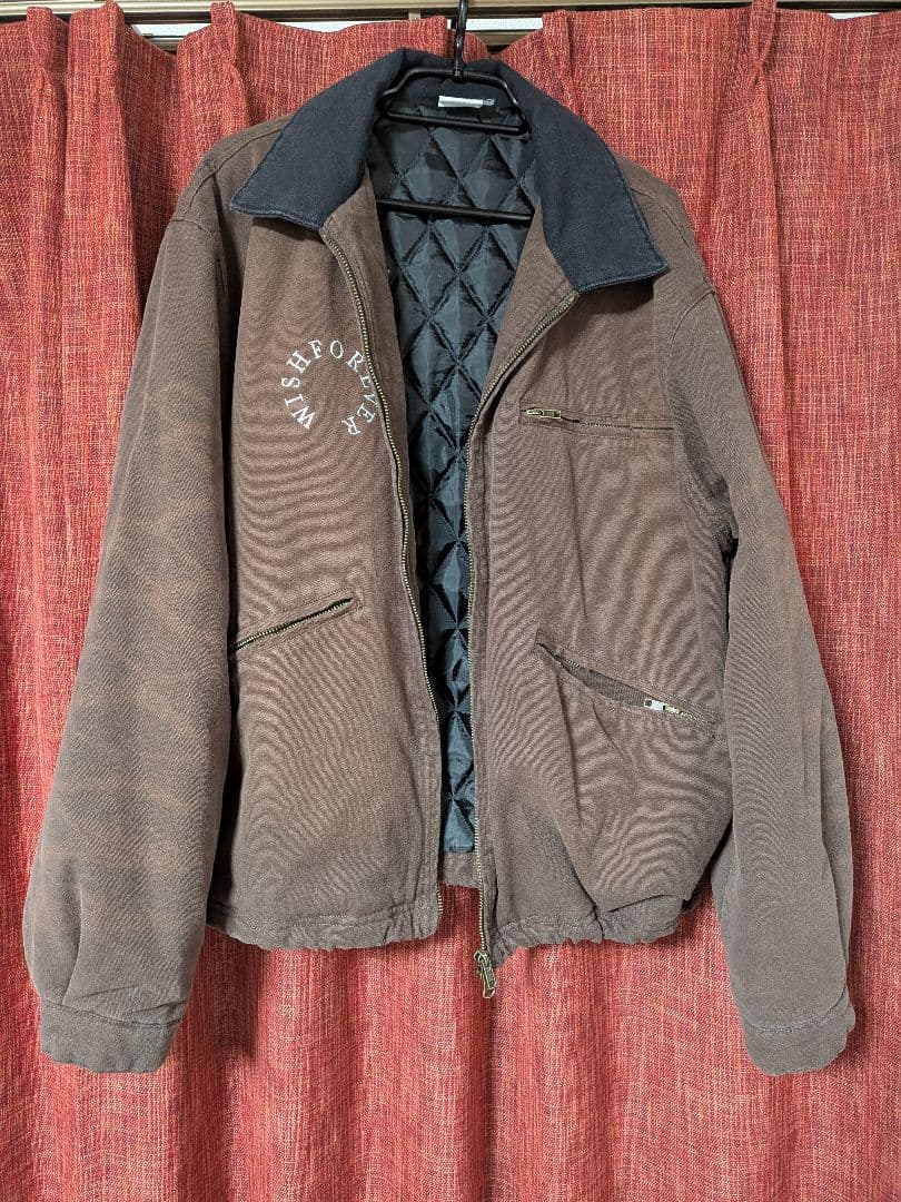 WISH FOR EVER ドローコードビンテージライクショートダックジャケット